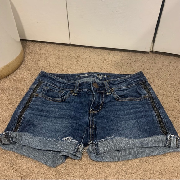 American eagle leather side jean shorts - Picture 1 of 4